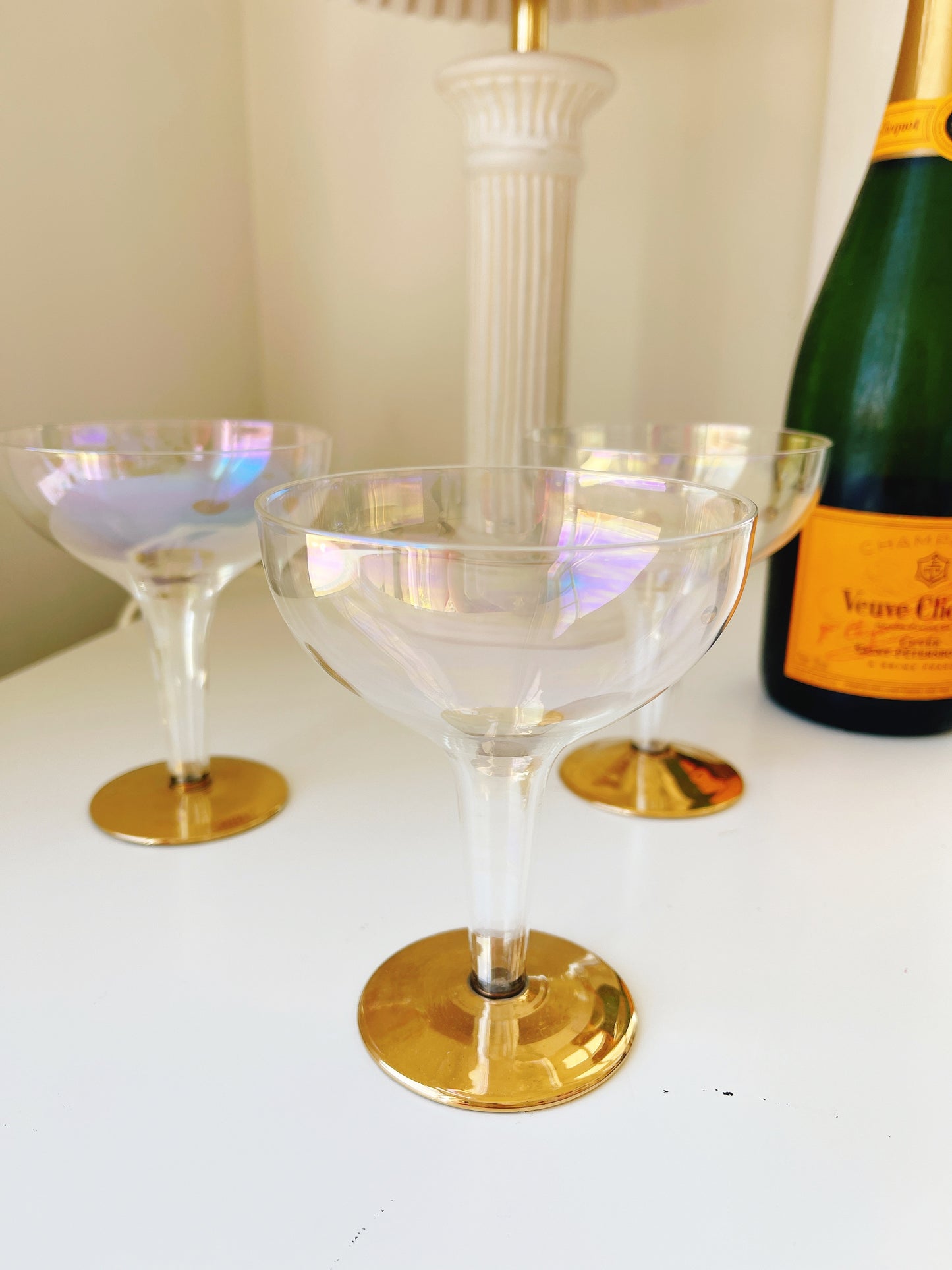Set 4 Vintage Cocktail Glasses