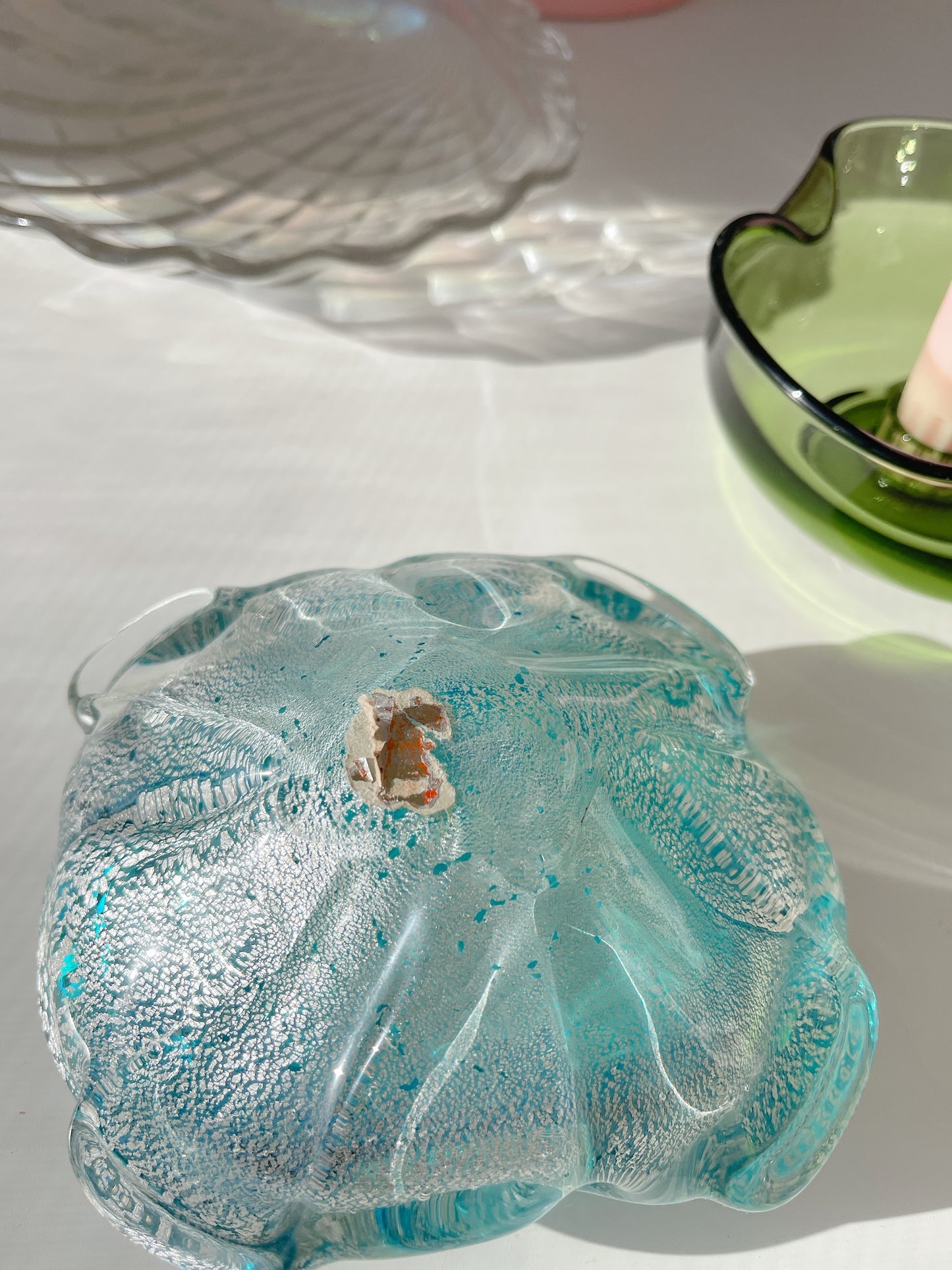 Stunning Vintage Murano Glass Trinket Dish
