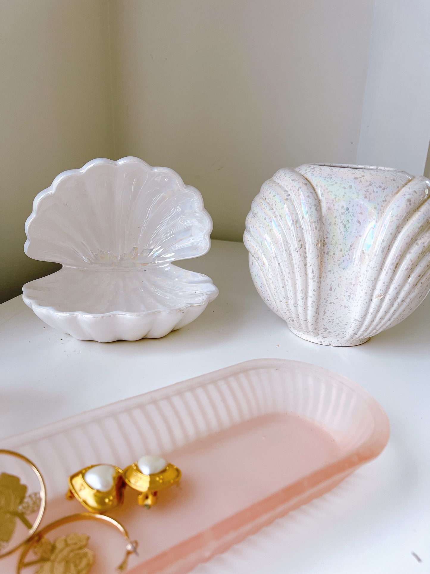Iridescent 80’s Vase