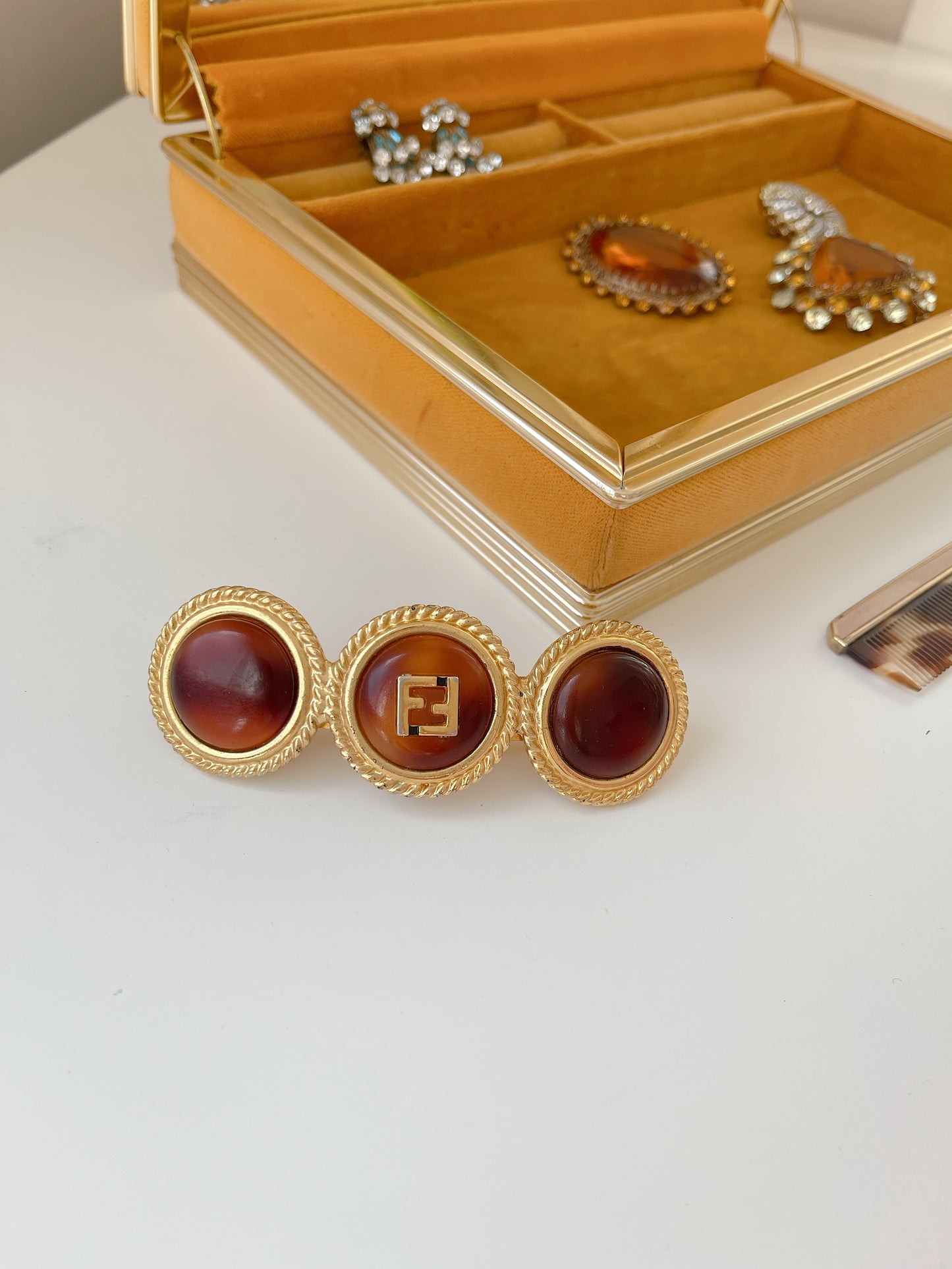 Authentic Vintage Fendi Hairclip
