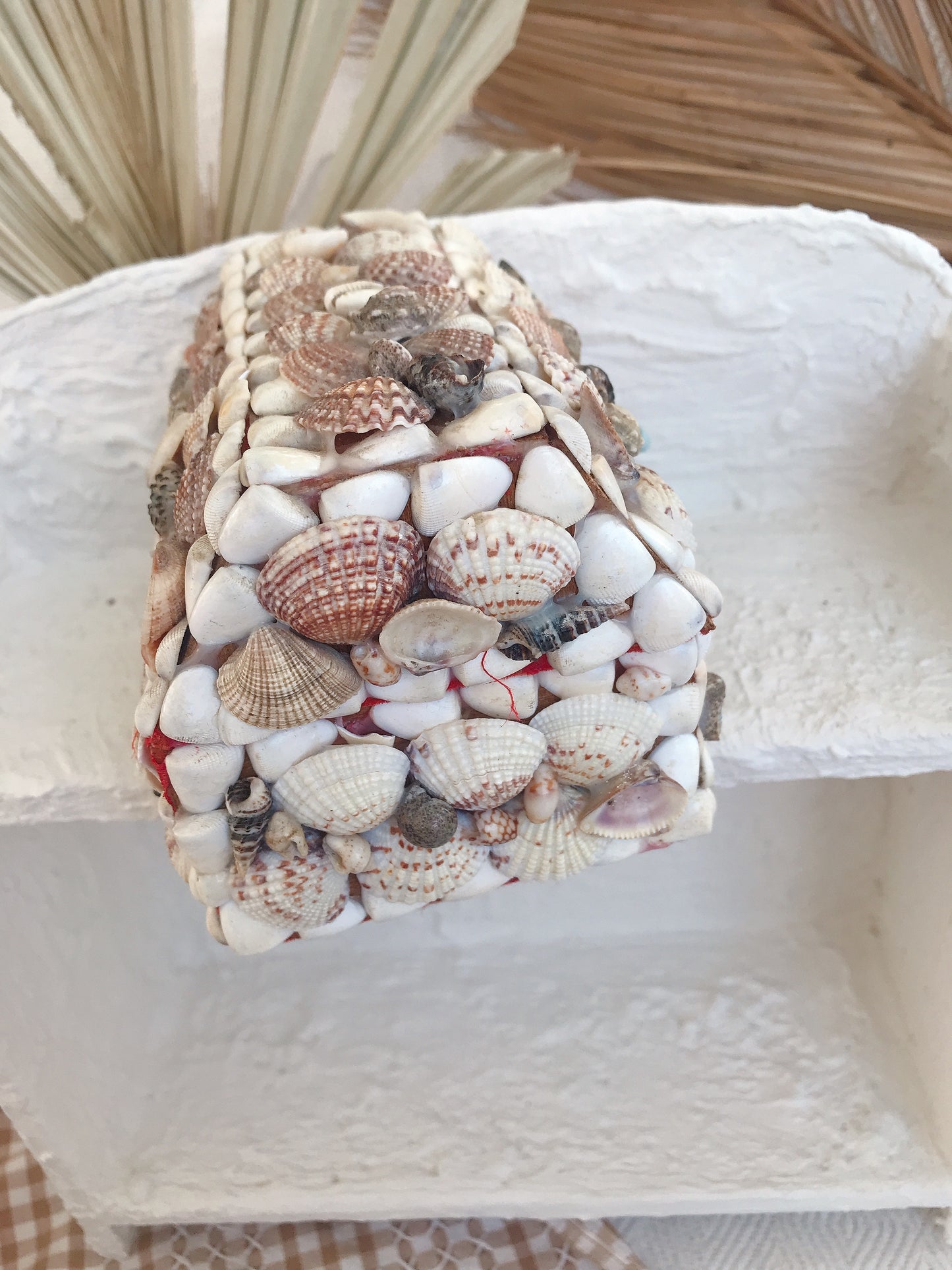 Vintage Shell Trinket Box