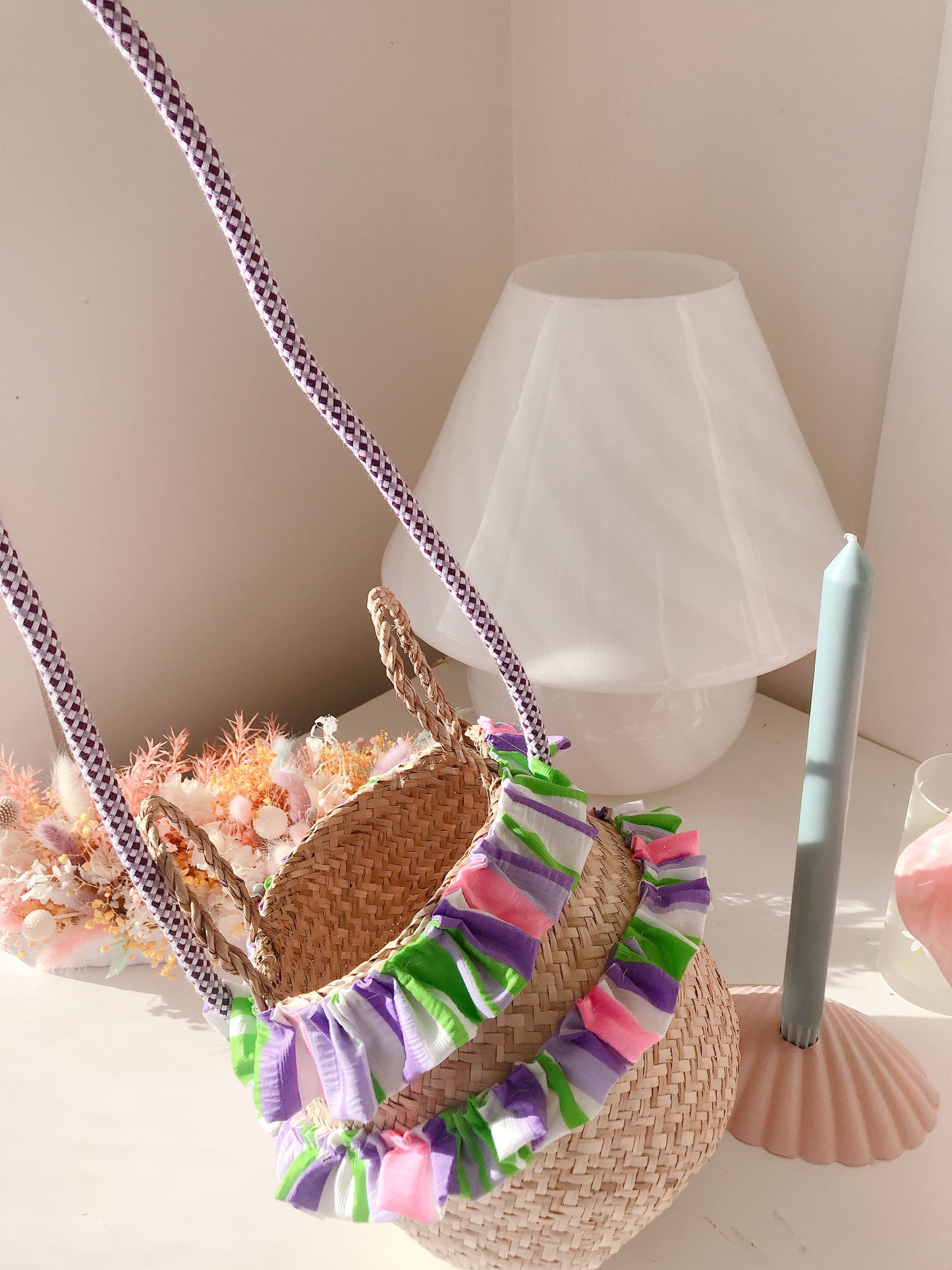 Handmade Seagrass Sling Basket