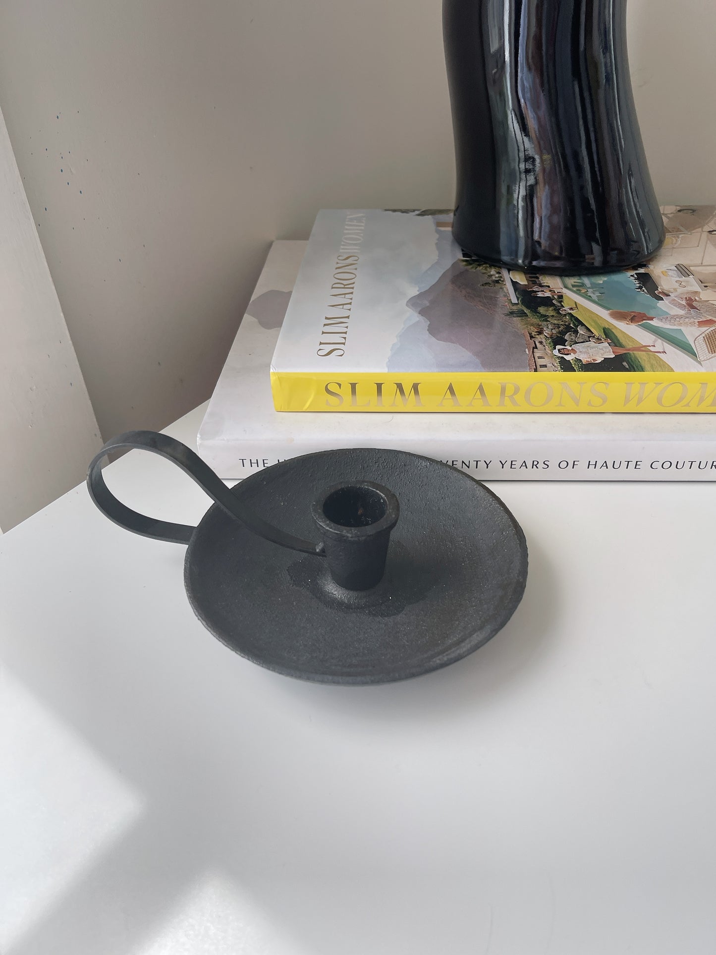 Cast Iron Candle Holder
