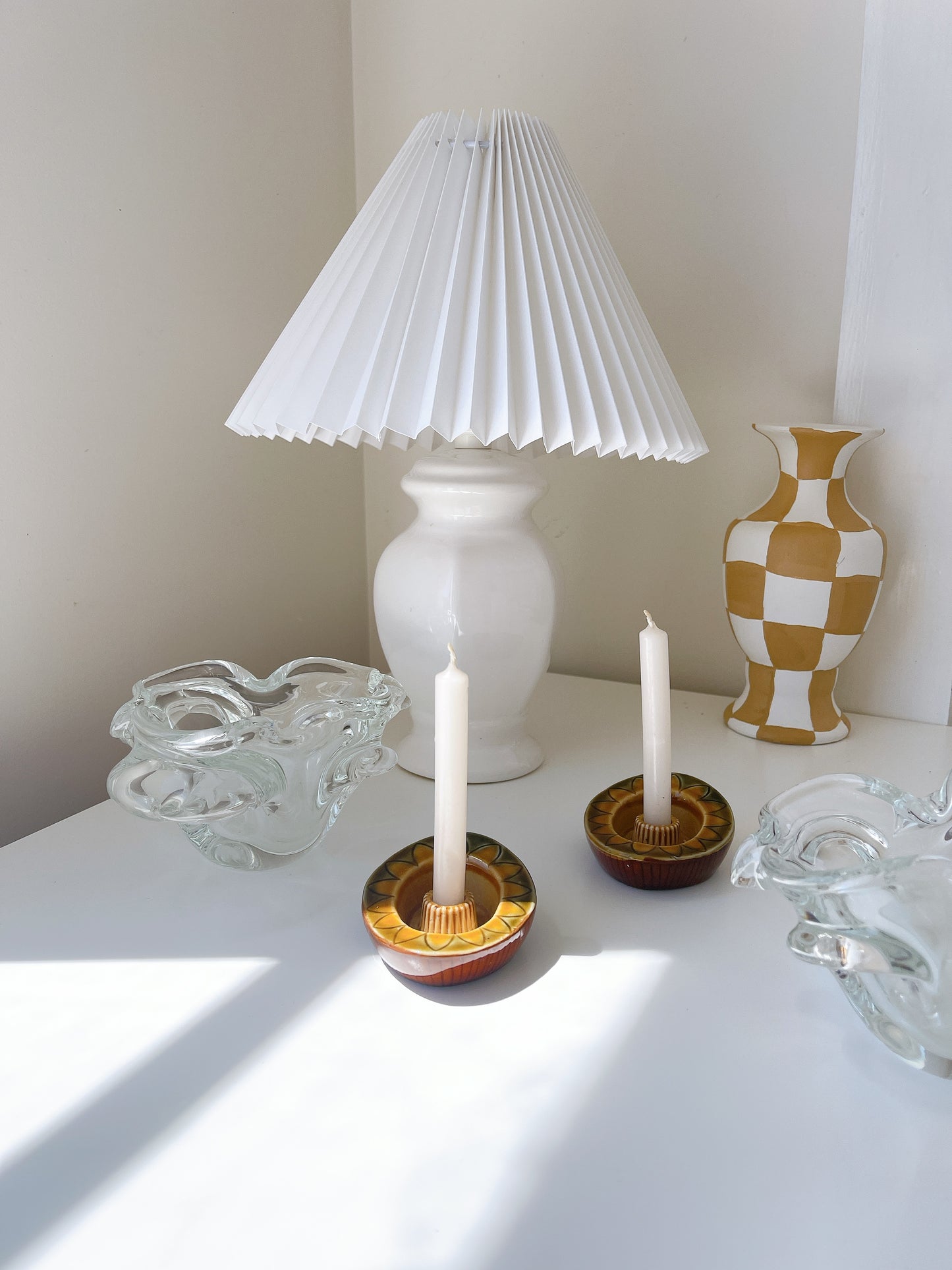 Murano Clear Glass Objects (Selling Separately)