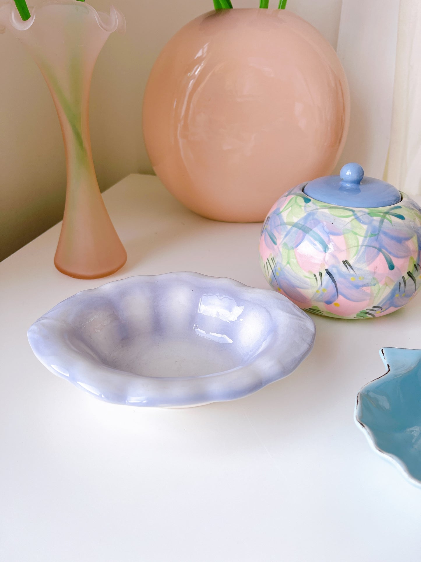 Vintage Lilac Trinket Dish - By Chaz
