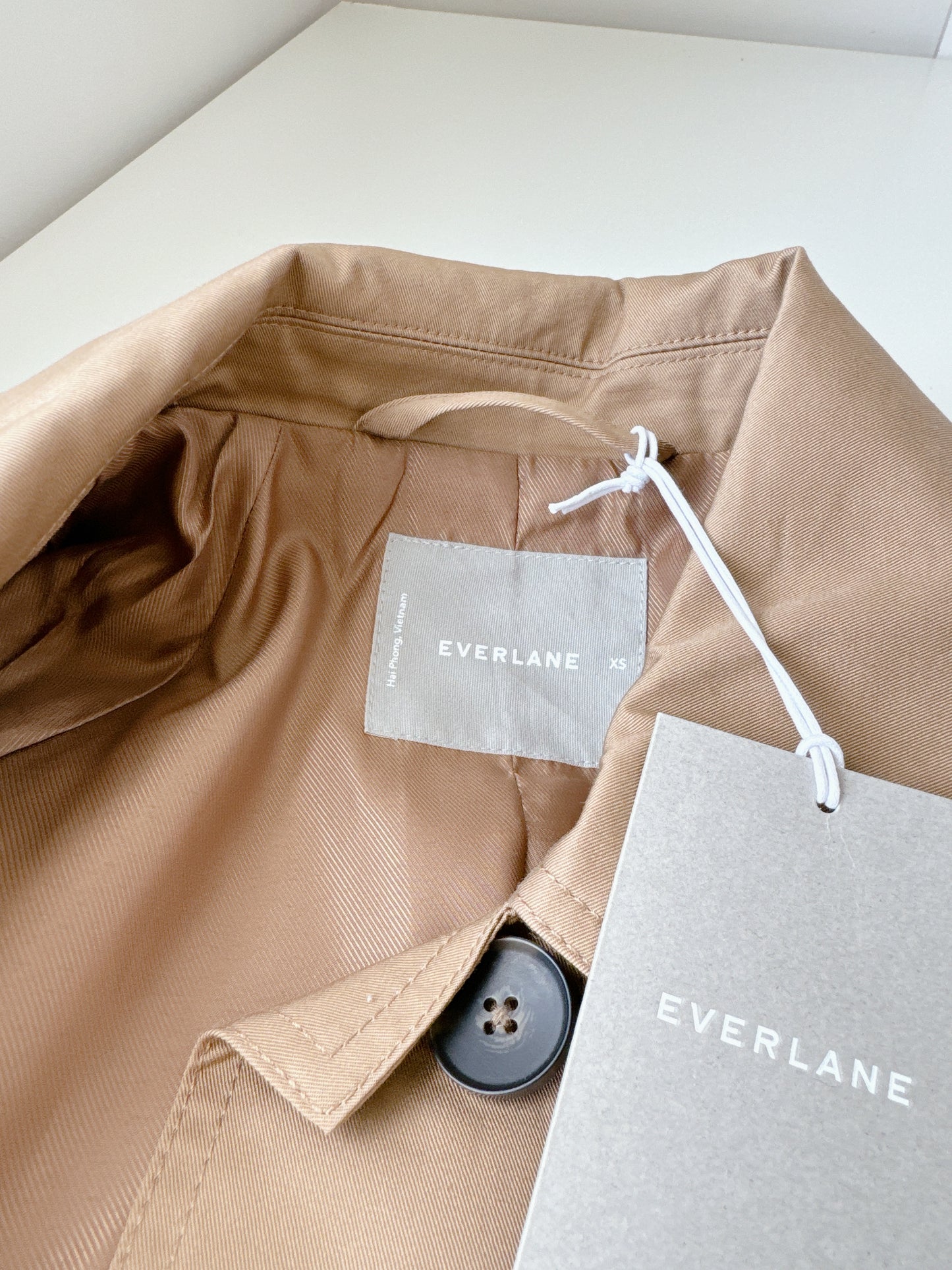 Everlane Long Mac Coat