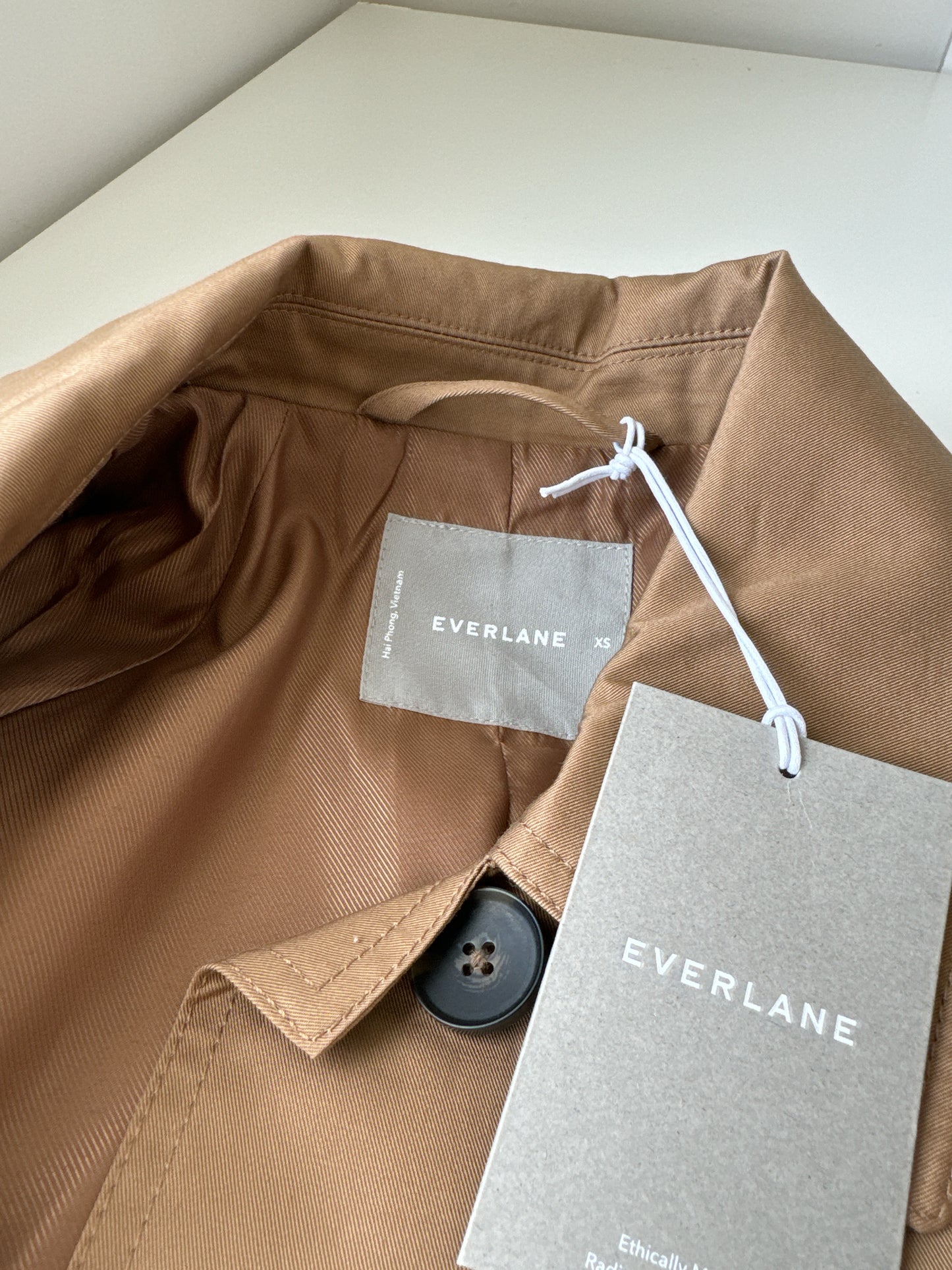 Everlane Long Mac Coat