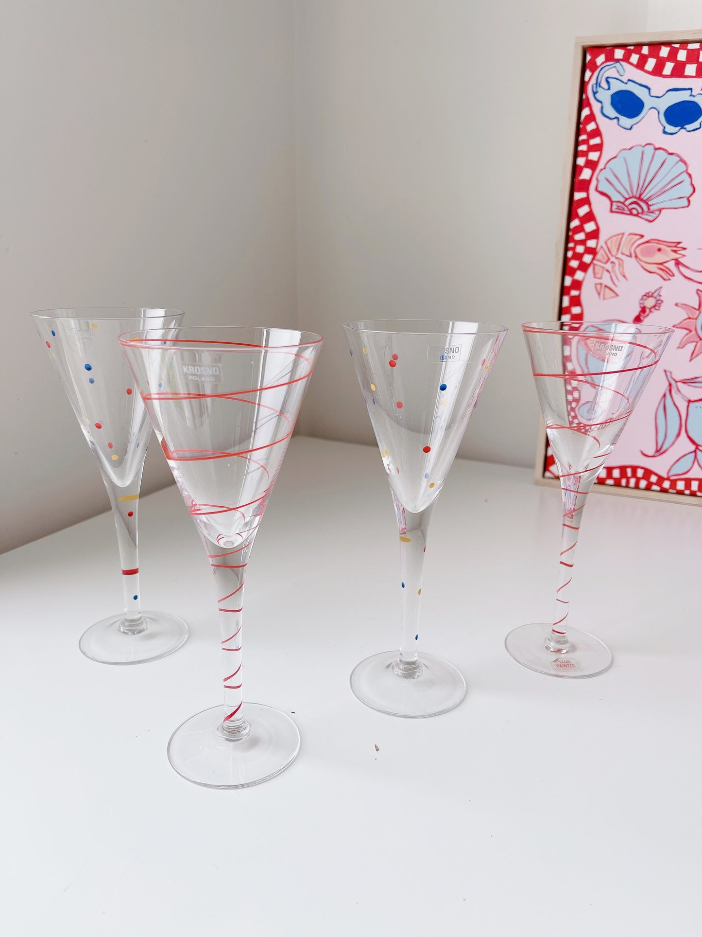 Krosno Polish Stemmed Glasses