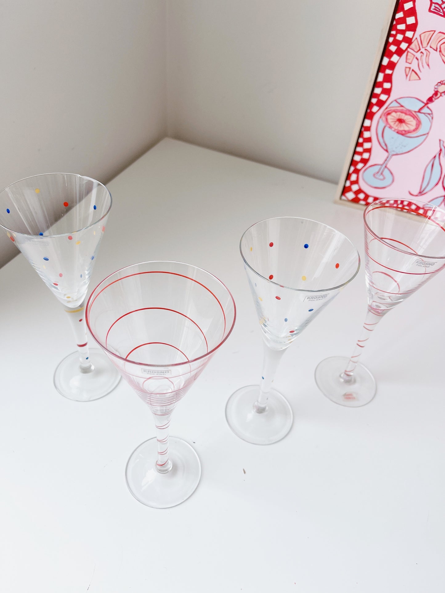 Krosno Polish Stemmed Glasses