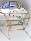 Vintage Curio Glass Shelf