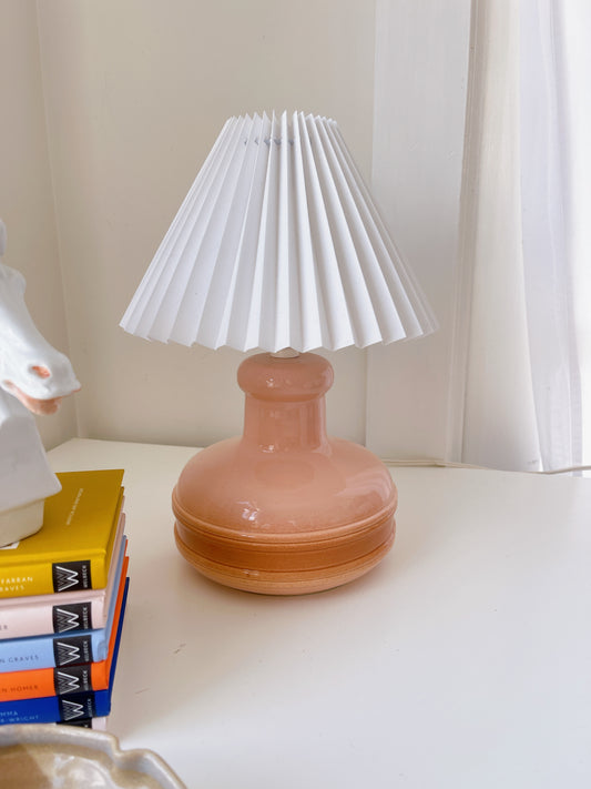 Vintage Peach Lamp