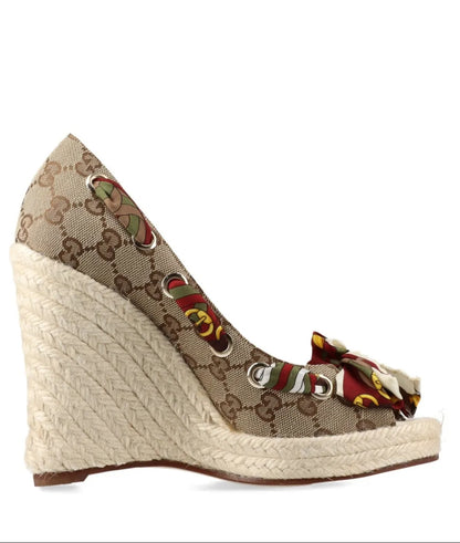 Gucci Scarf Bow Wedge