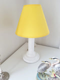 Vintage Lamp with Yellow Shade