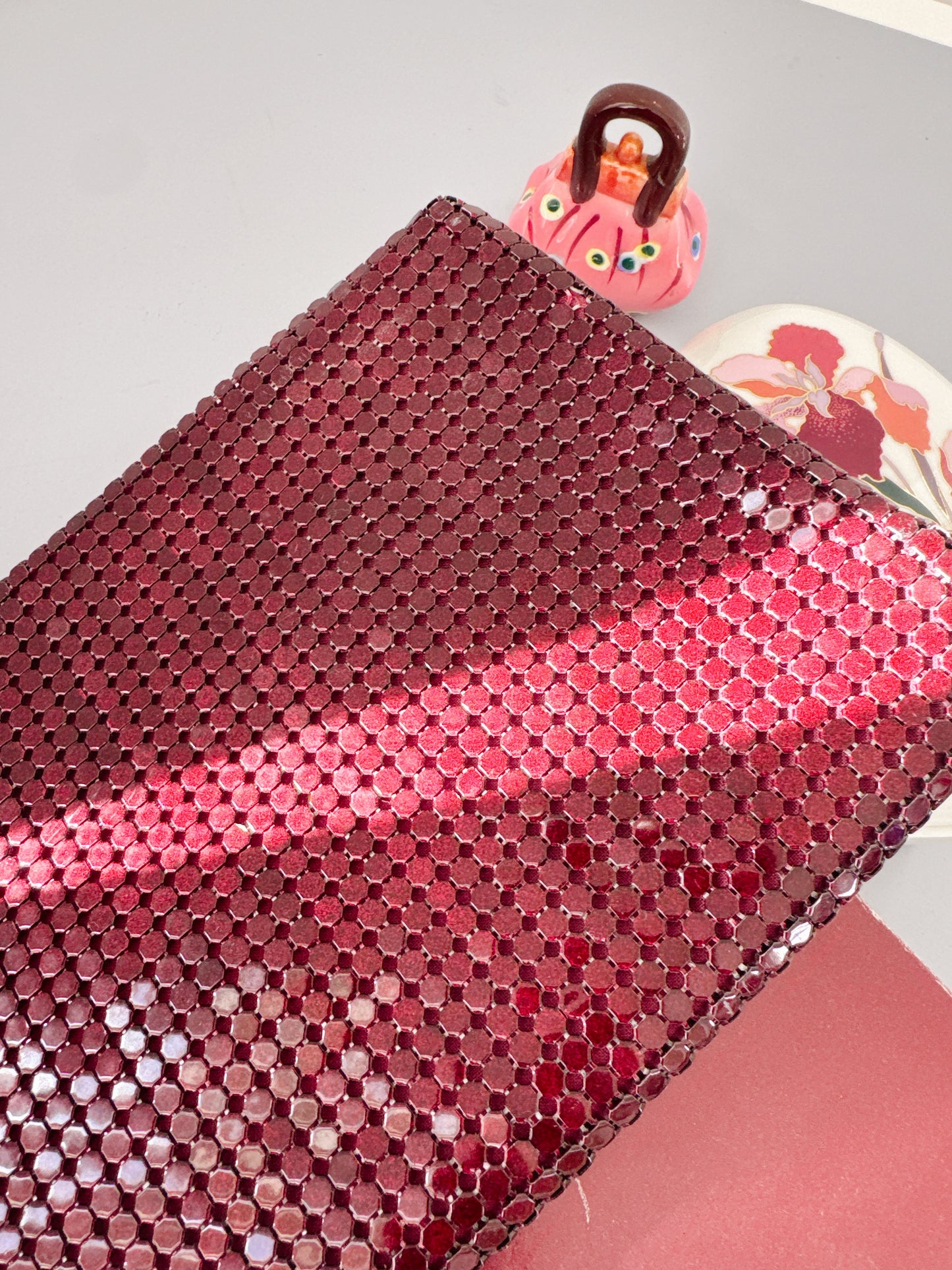 Vintage Marone Glomesh Handbag