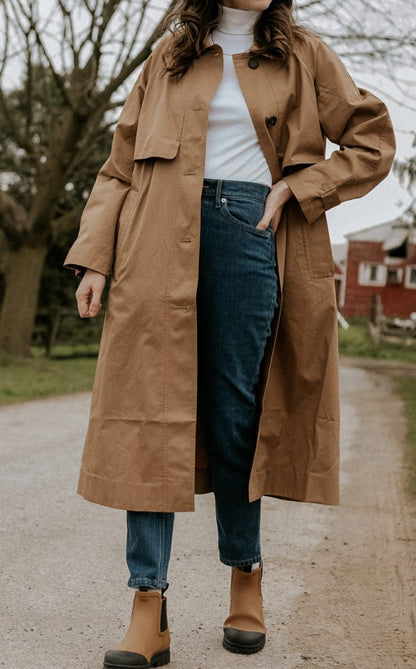 Everlane Long Mac Coat