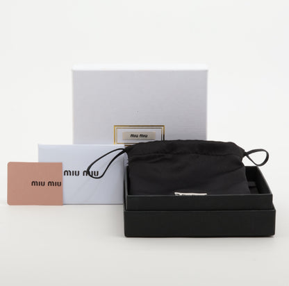Miu Miu Pink & Gold Logo Necklace