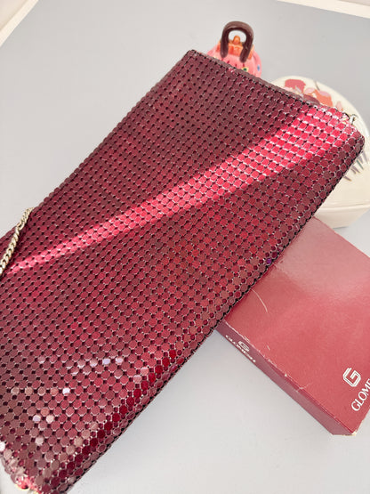 Vintage Marone Glomesh Handbag