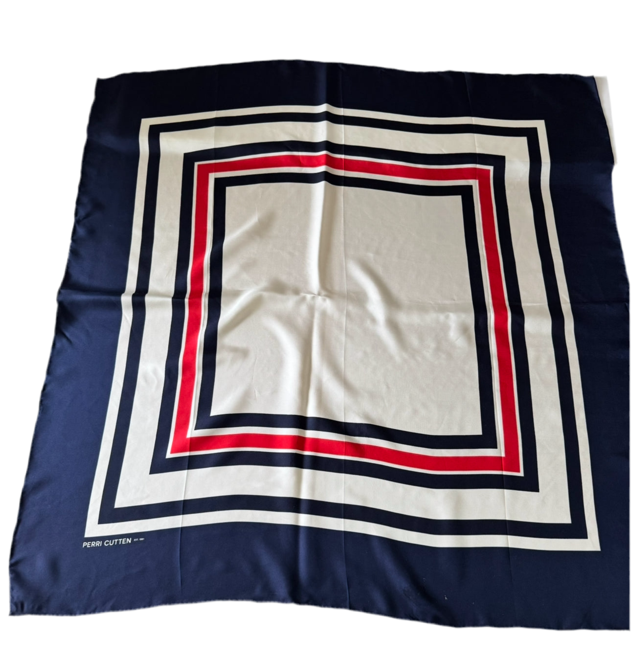Vintage Perri Cutten Silk Scarf