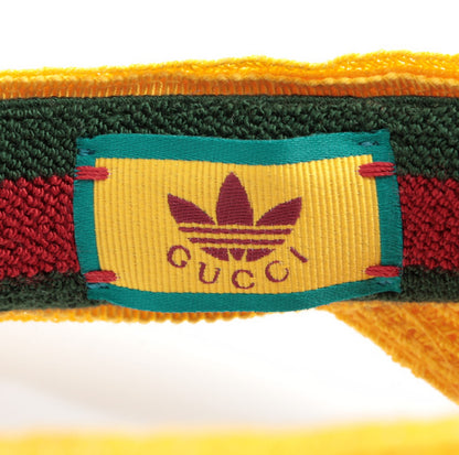 Gucci x Adidas Yellow Straw Visor