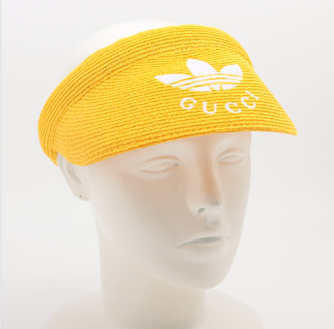 Gucci x Adidas Yellow Straw Visor