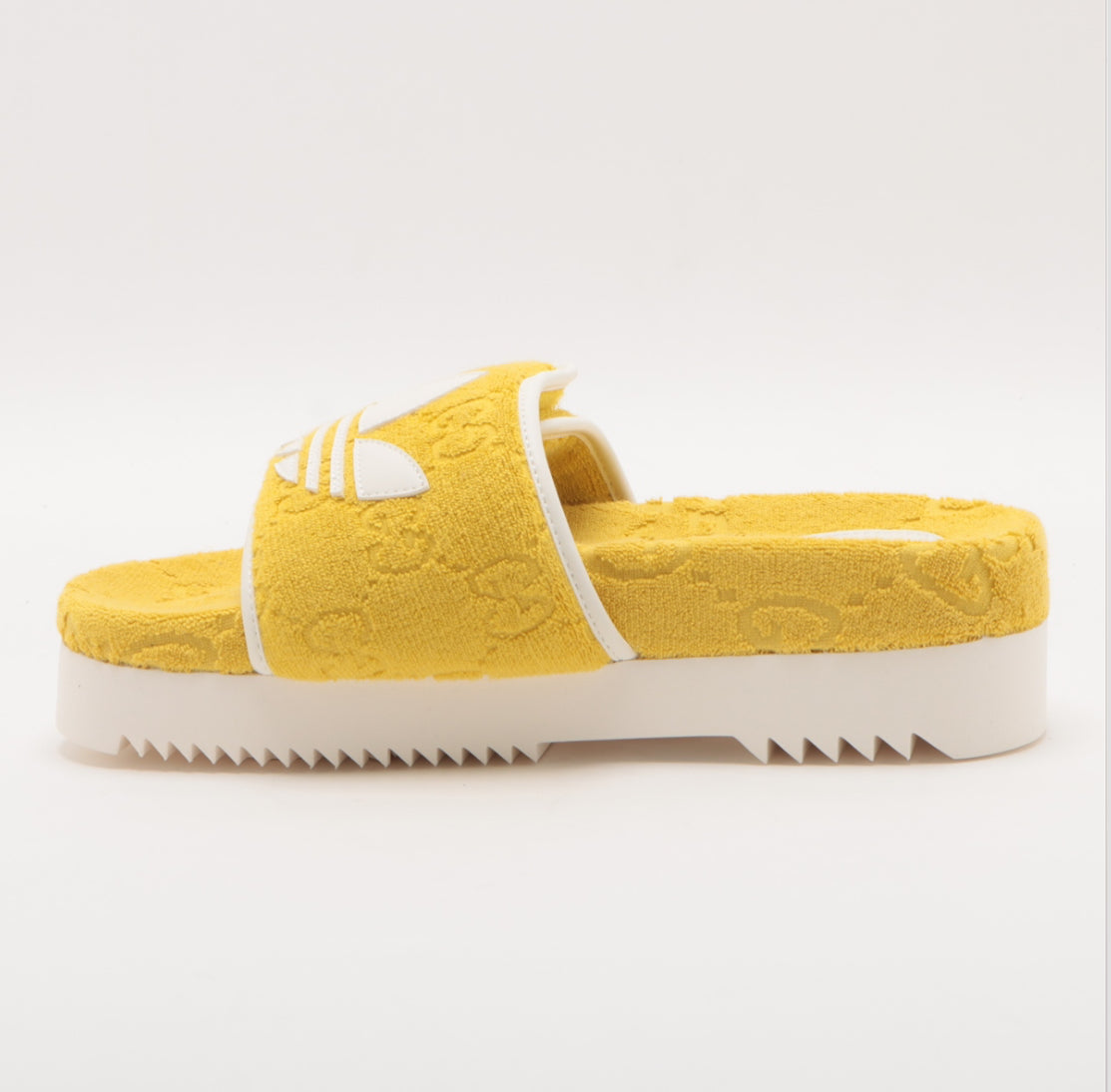 Gucci x Adidas Yellow Slides