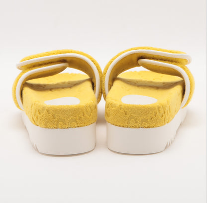 Gucci x Adidas Yellow Slides