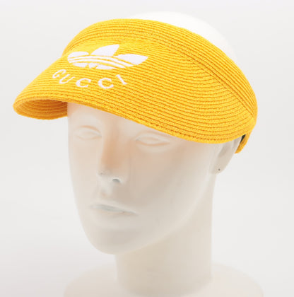 Gucci x Adidas Yellow Straw Visor