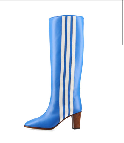 Gucci x Adidas Blue Boots