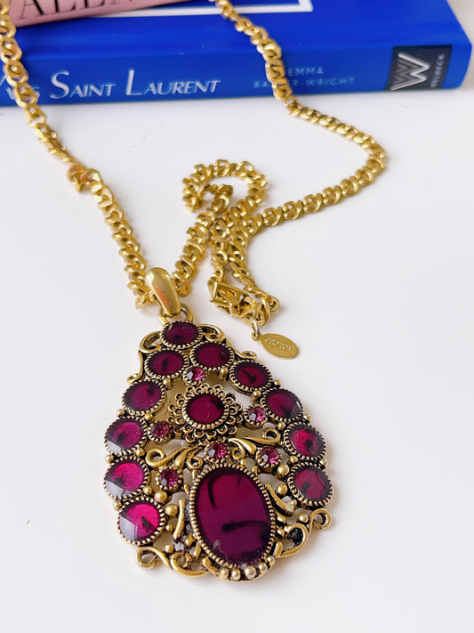 Vintage Oroton Pendant & Chain