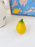 Glass Yellow Pear
