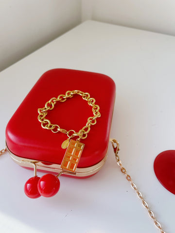 Red Door Vintage Charm Bracelet