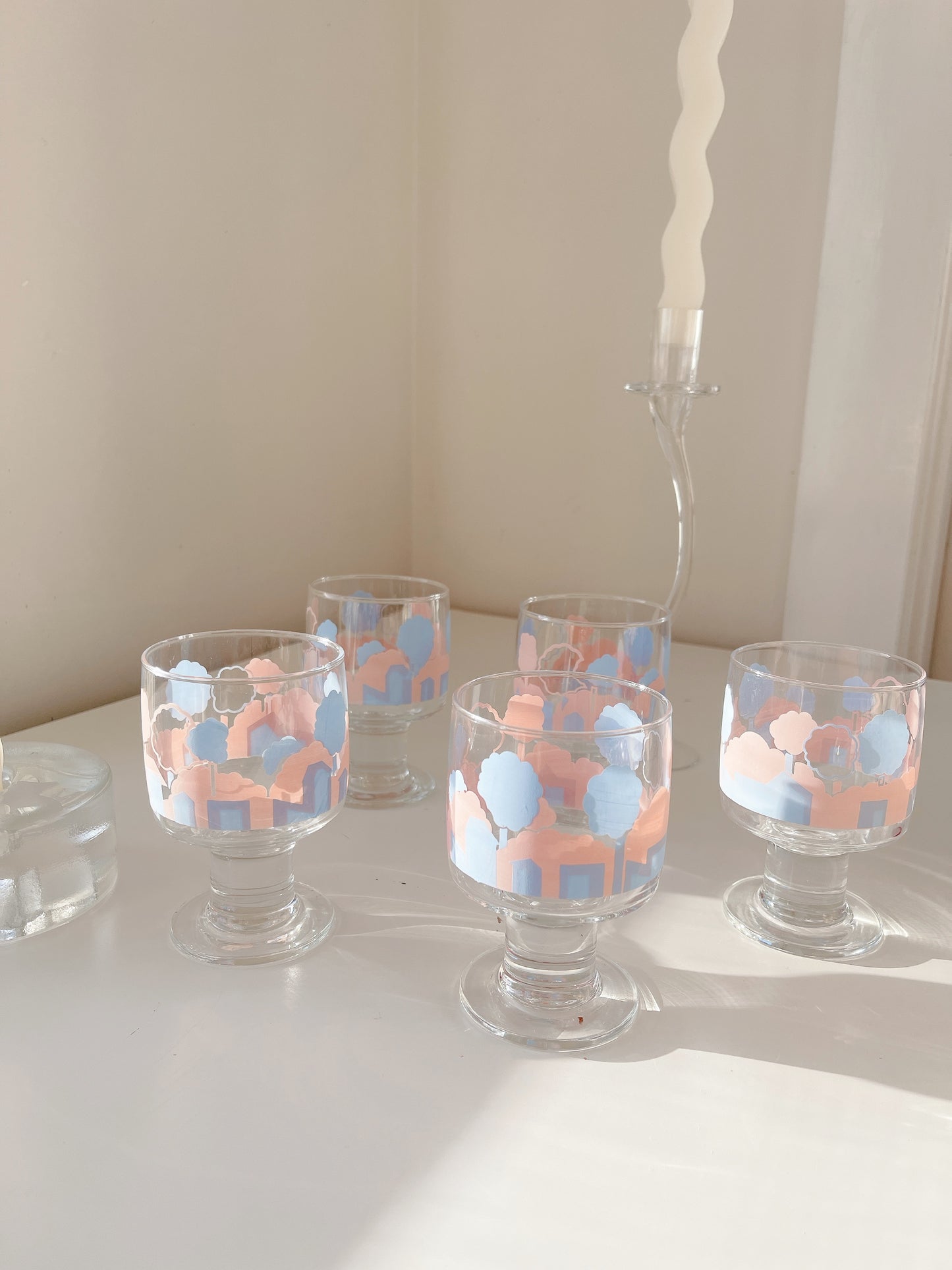 Vintage Pastel Glasses