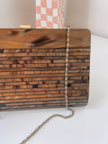 Vintage Lucite Marbled Handbag