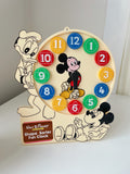 Vintage Mickey Mouse Time Shape Sorter - Walt Disney