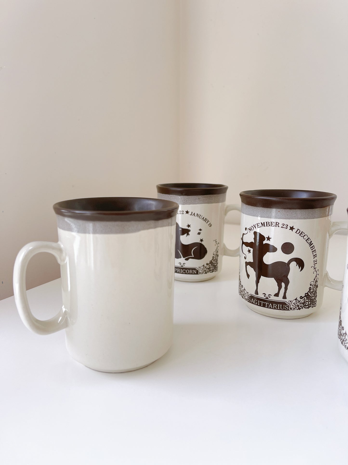 Vintage Horoscope Mugs - Selling Separately