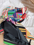 Vintage Woollen Technicolor Skirt