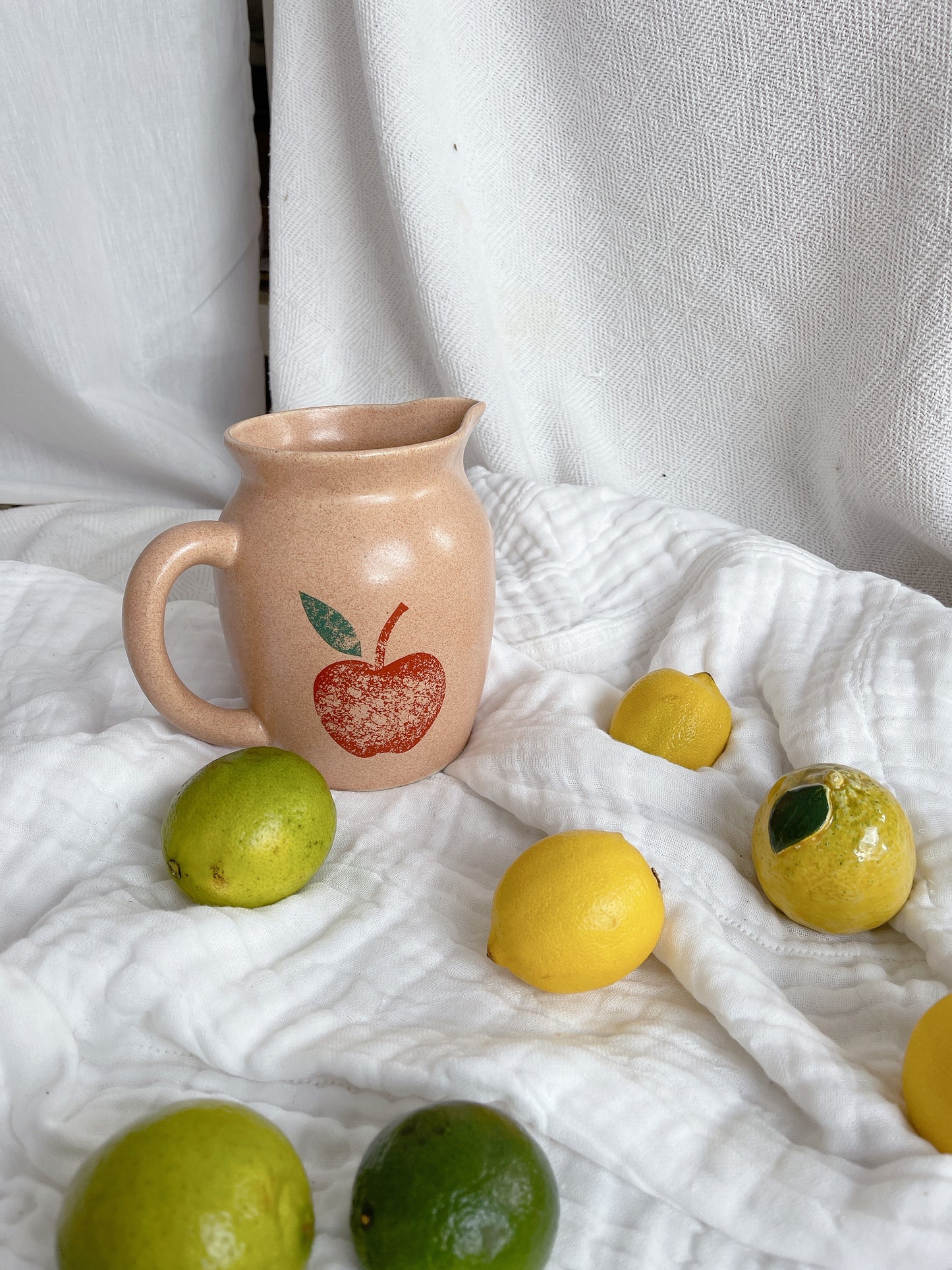 Vintage Apple Milk Jug - Japan