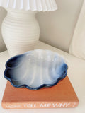 Vintage Ombré Tone Ceramic Shell