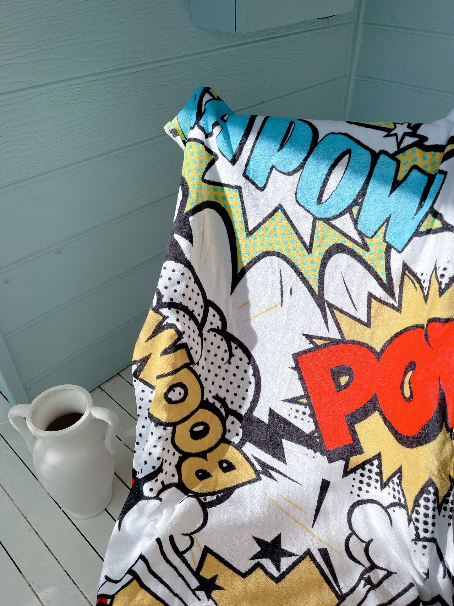 Boom POW Beach Towel