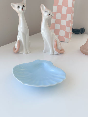 Powder Blue Ceramic Shell