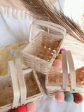 Pom Pom Miniature Shopping Basket