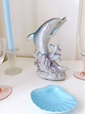 80’s Iridescent Ceramic Dolphin