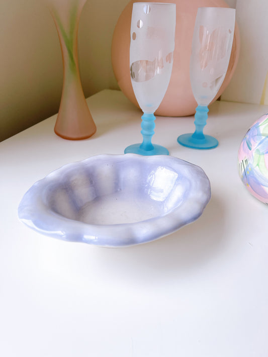 Vintage Lilac Trinket Dish - By Chaz