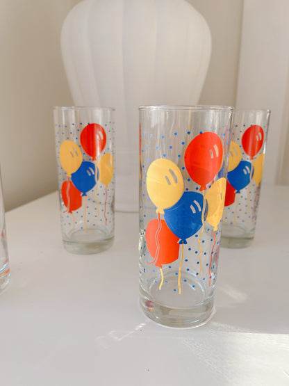 Vintage Balloon Glasses