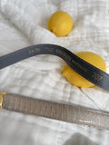 Vintage Oroton Whipsnake Leather Belt
