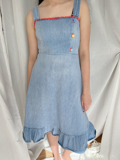 Vintage Denim Pinafore