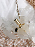Vintage Mermaid Glass Shell Light Fitting