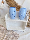 Pale Blue Glass Vases - Sold Separately