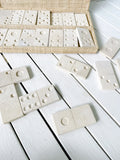 Hand Carved Sandstone Domino Set