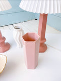 Vintage Pink Taiwanese Ceramic Vase